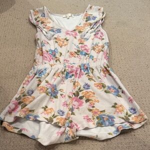 Loveshackfancy Floral Sleeveless Romper